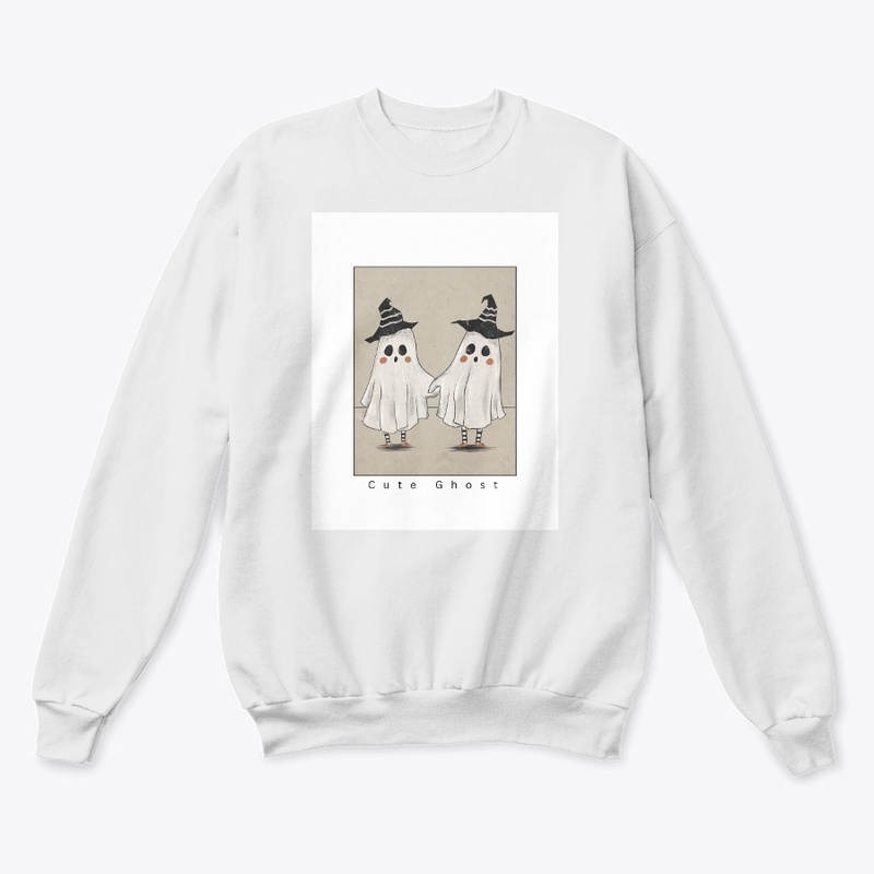 Cute Ghost Design T-shirt & Hoodi