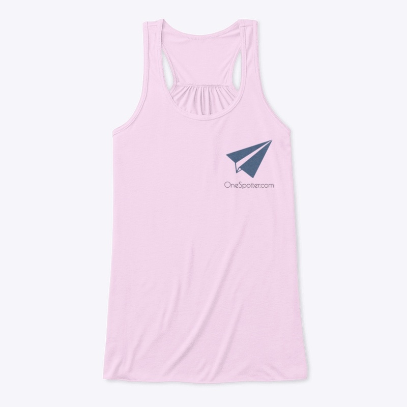 OneSpotter Tank Tops with Blue Logo