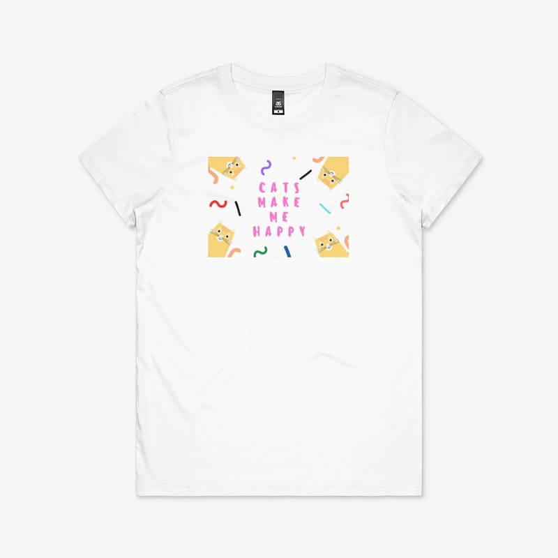 Cats Make Me Happy Meow | Cat T's