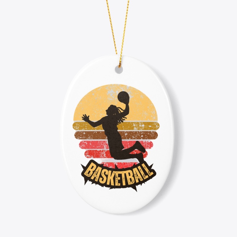 vintage retro basket ball