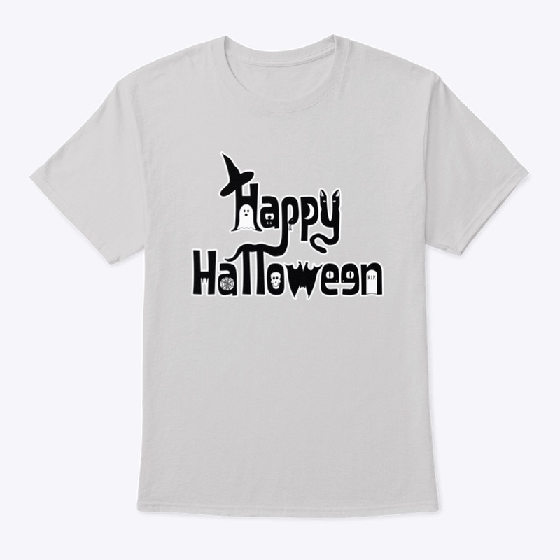 Halloween spirit in black