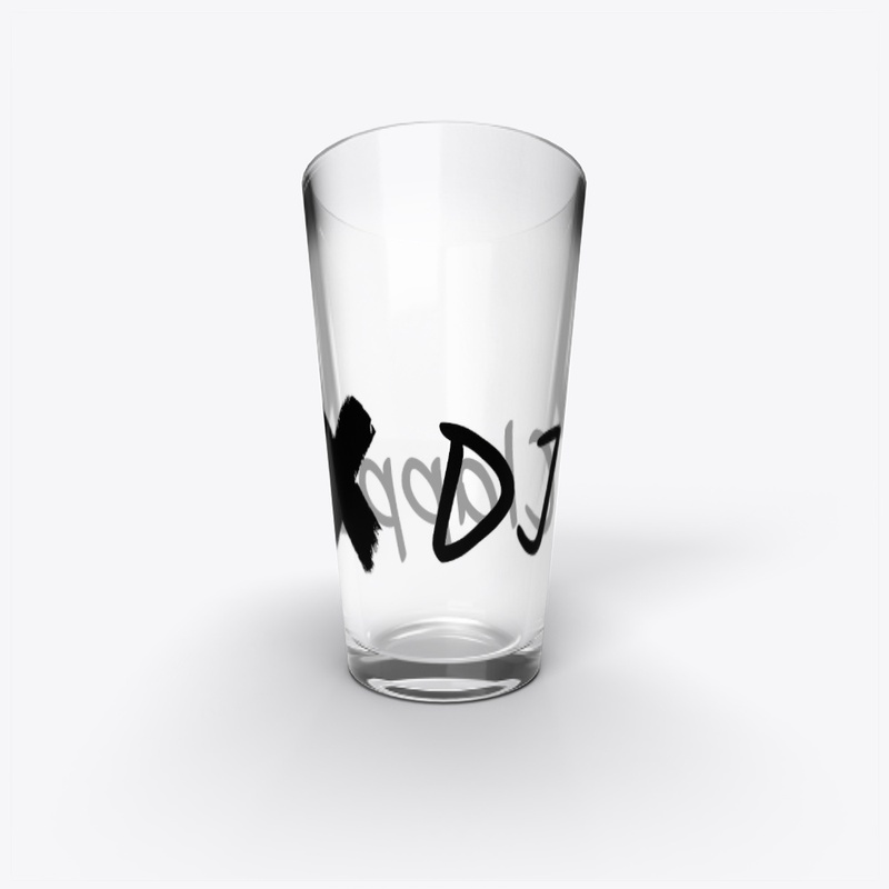 DJ Clappz Drinks glass (1 pint)