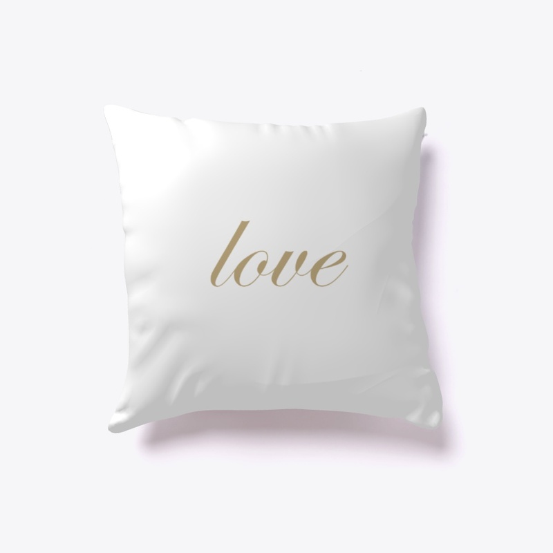 Conversation Pillow - "love"