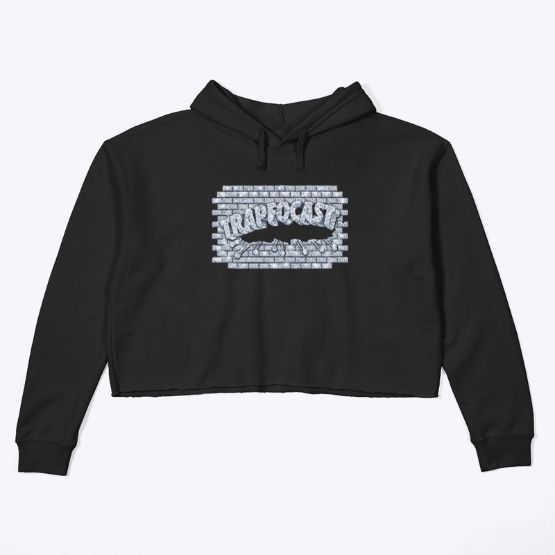 Trapfocast diamond hoodie crop top