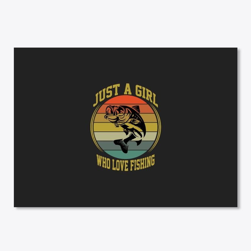 Just a girl who love fishing vintage