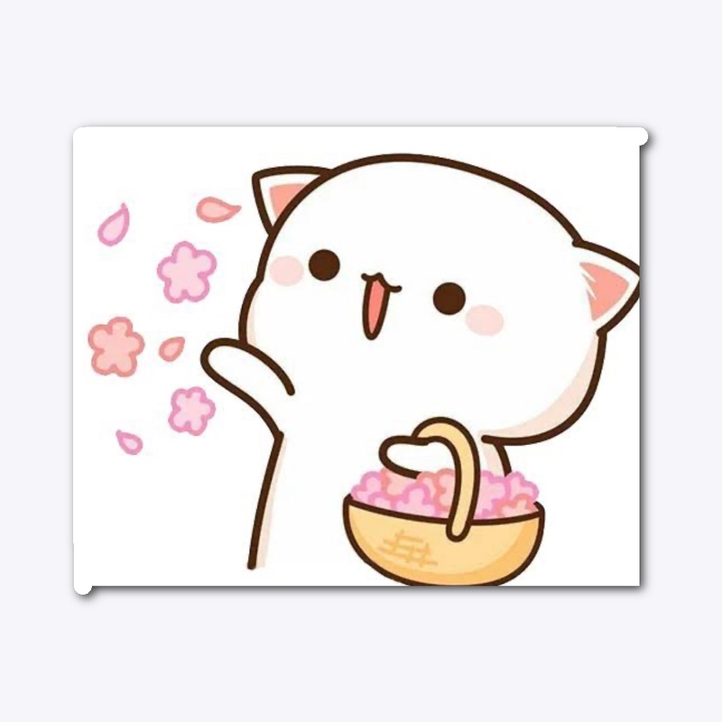 Cute cat T-shirt and accessories 