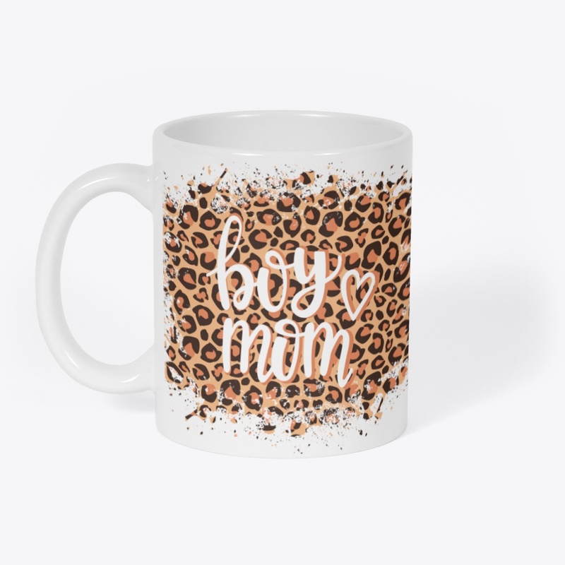 Boy Loves Mom 2ith Leopard Print