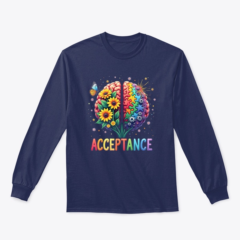 Acceptance Brain Autism Awareness