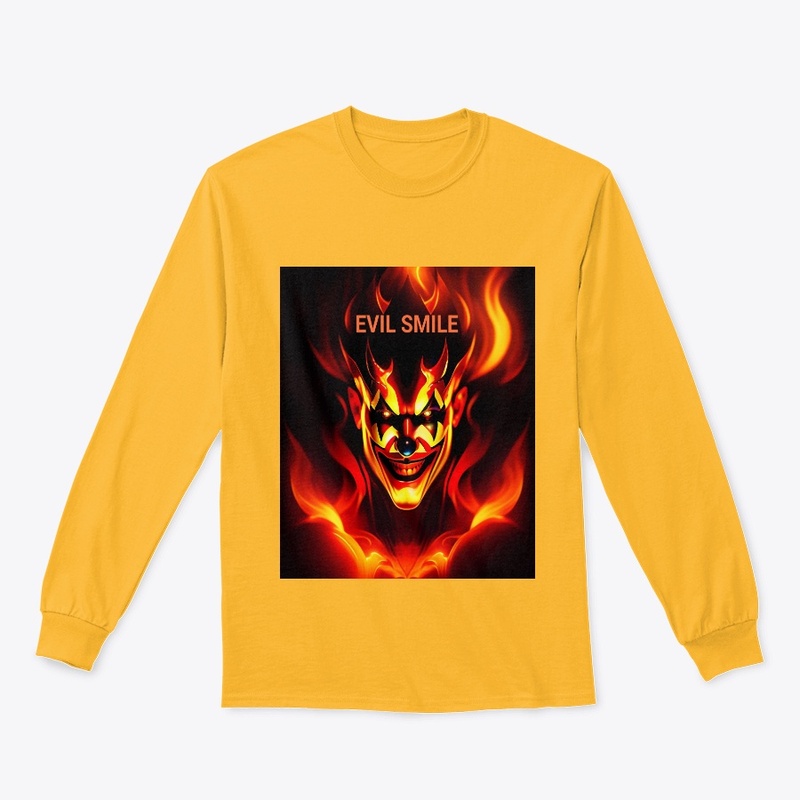 Evil Smile with Flame T-shirt