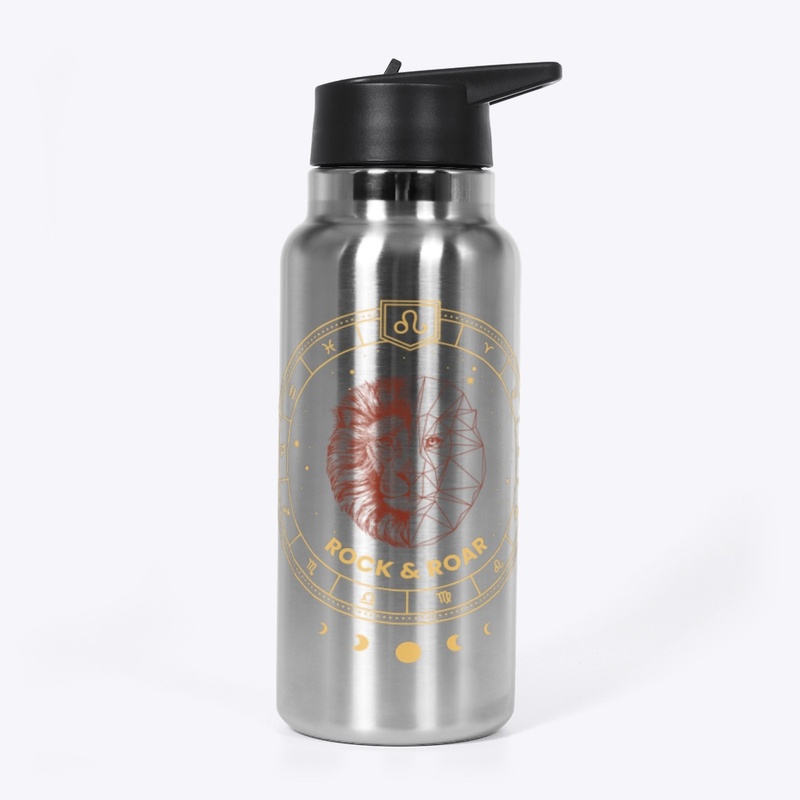 Leo Roar and Rock Water Bottle