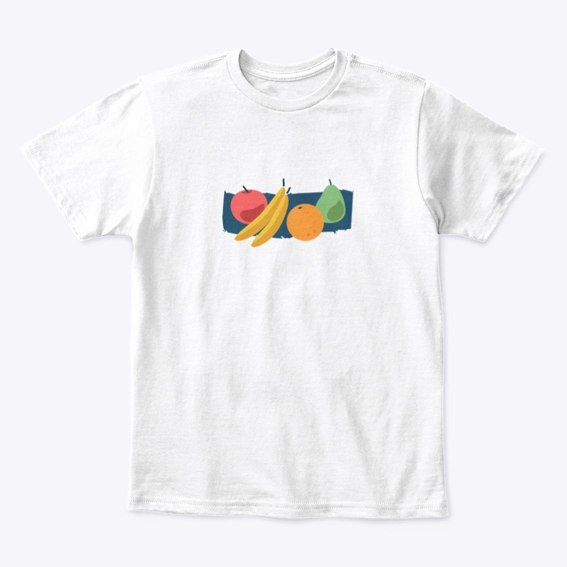 Four fresh fruit prints