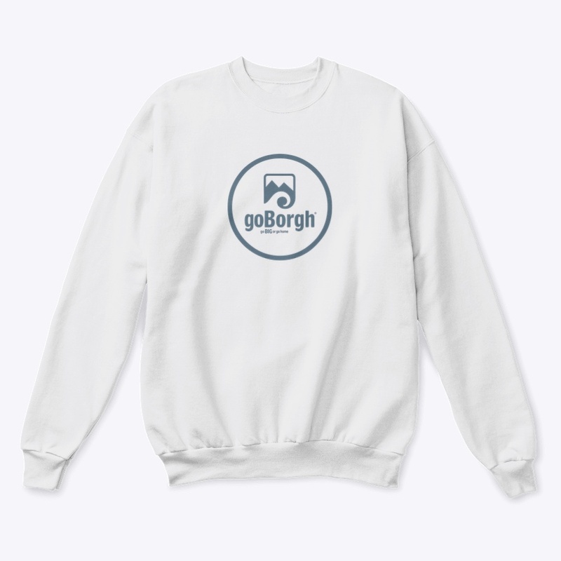 goBorgh gray logo long sleeve