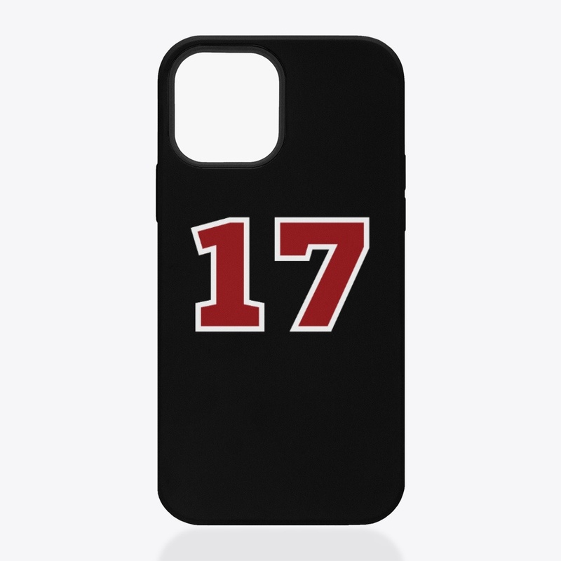 sports Number 17 slogan, custom