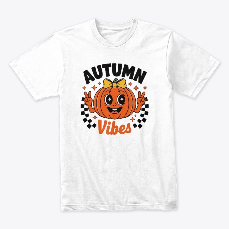 Cute Autumn Vibes Pumpkin Retro Fall CO