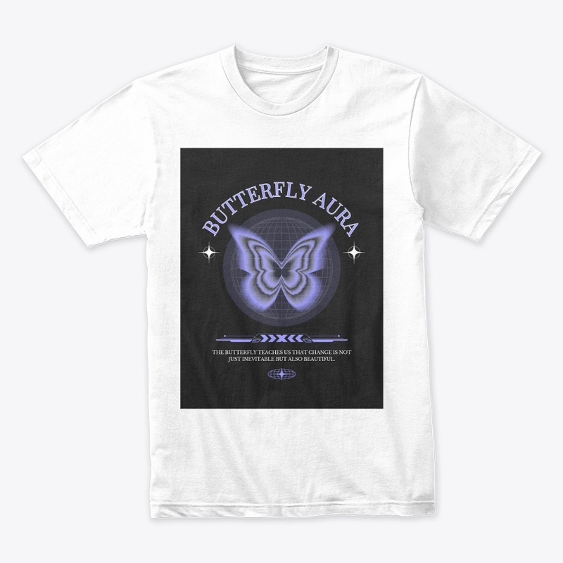 BUTTERFLY AURA t-shirt design 