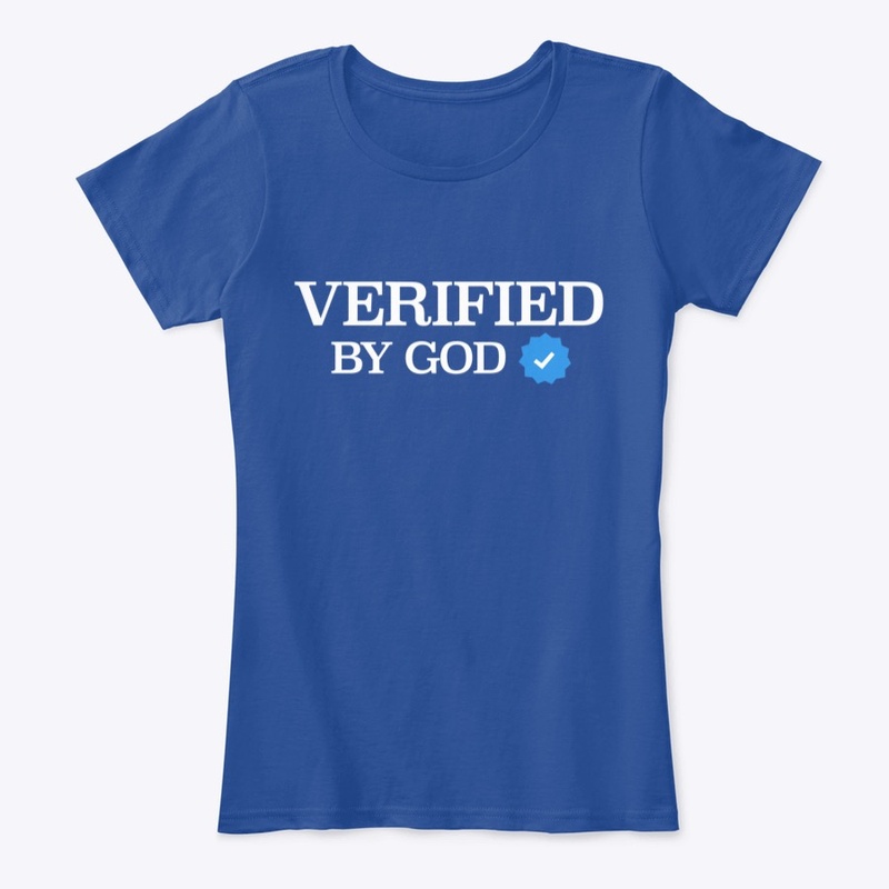 VERIFIED BY GOD (white Logo)