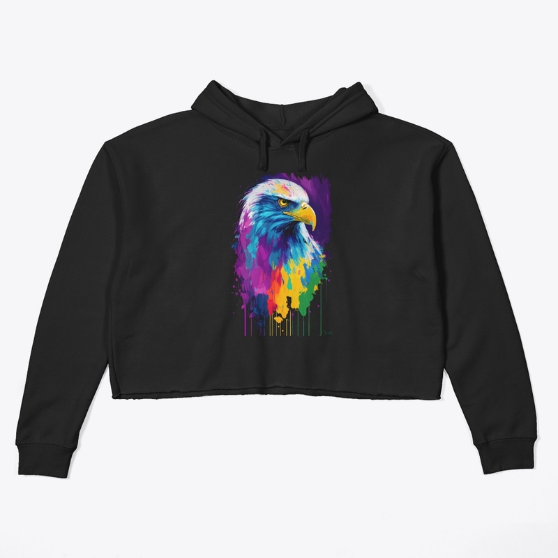 Colorful Vibrant Eagle | Rightward look