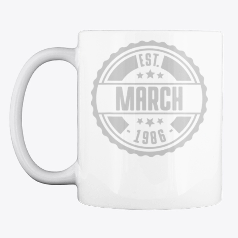 EST March 1986 Happy Birthday Gift Retro