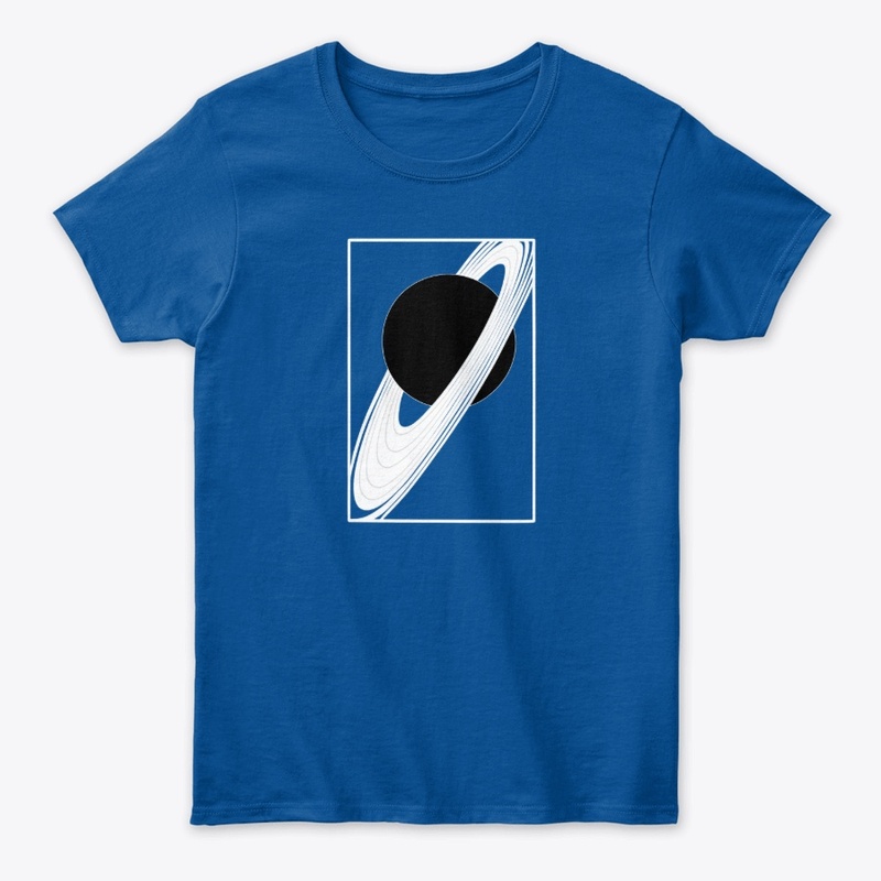 Saturn and Rings T-Shirt Design