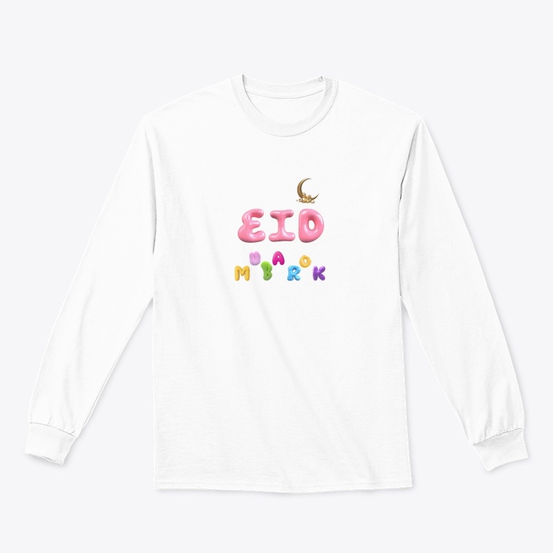 Eid Mubarok Bubble T-shirt Design 1