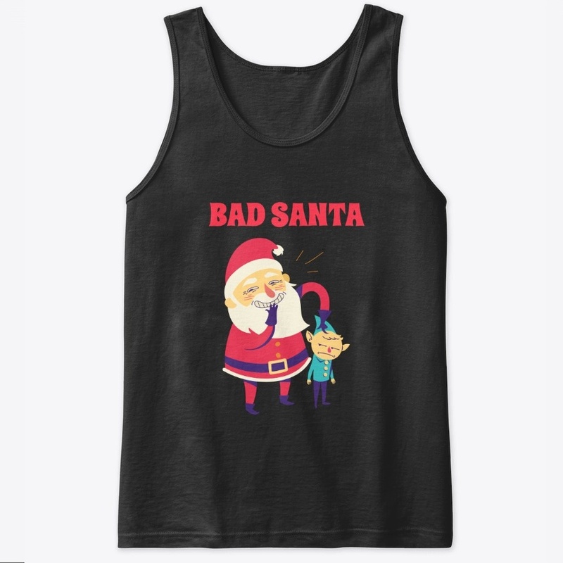 Christmas, Santa is mean to an elf.