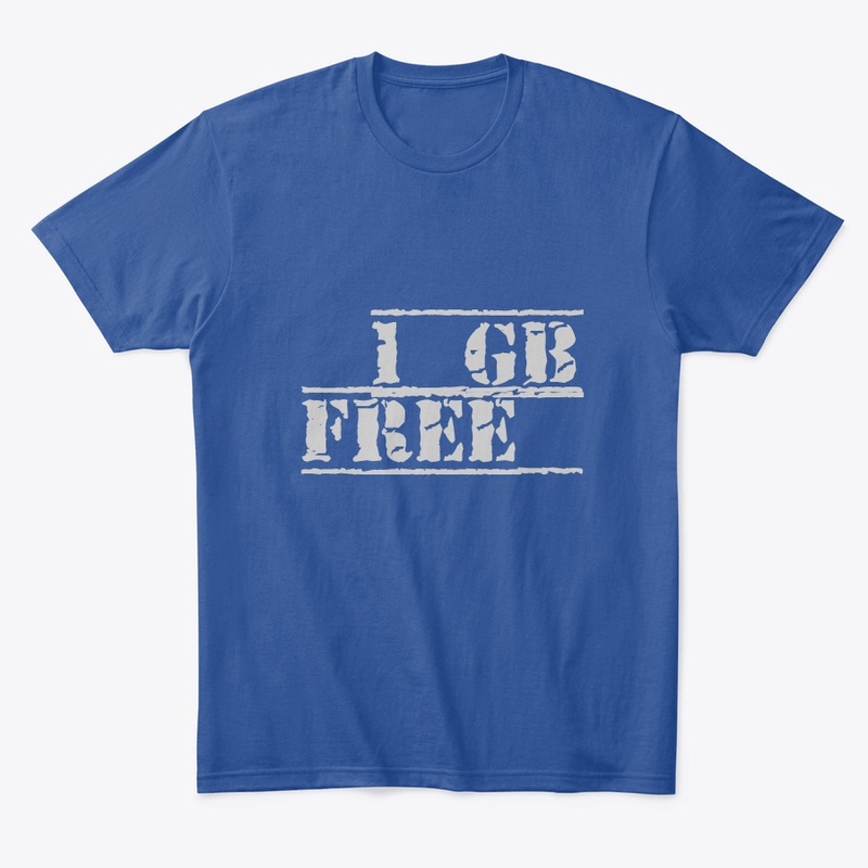 1GB free data t-shirt