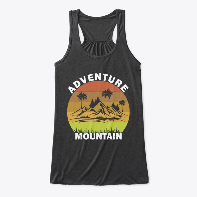 Mountain adventure typography t-shirt