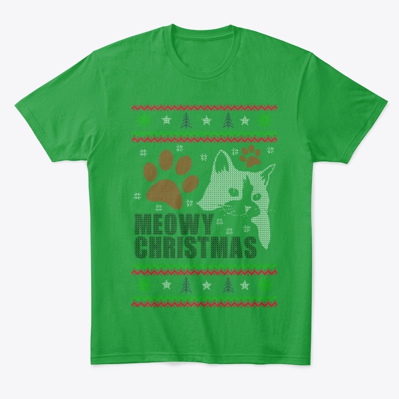 Ugly Christmas cat Sweater