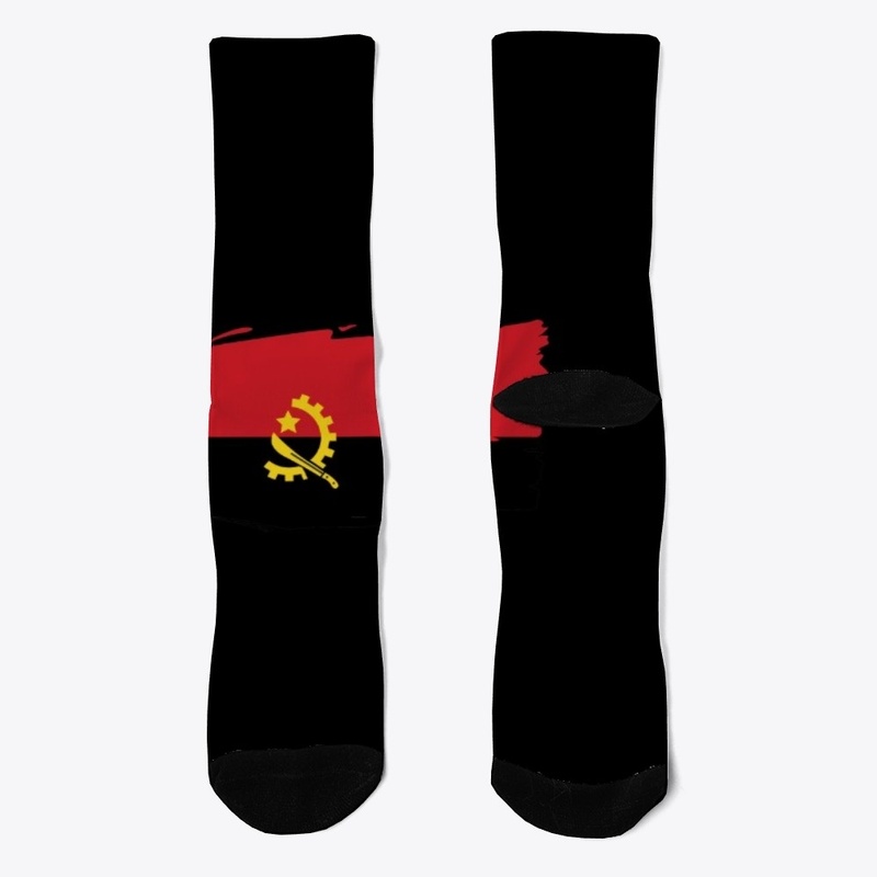 Angola painted flag
