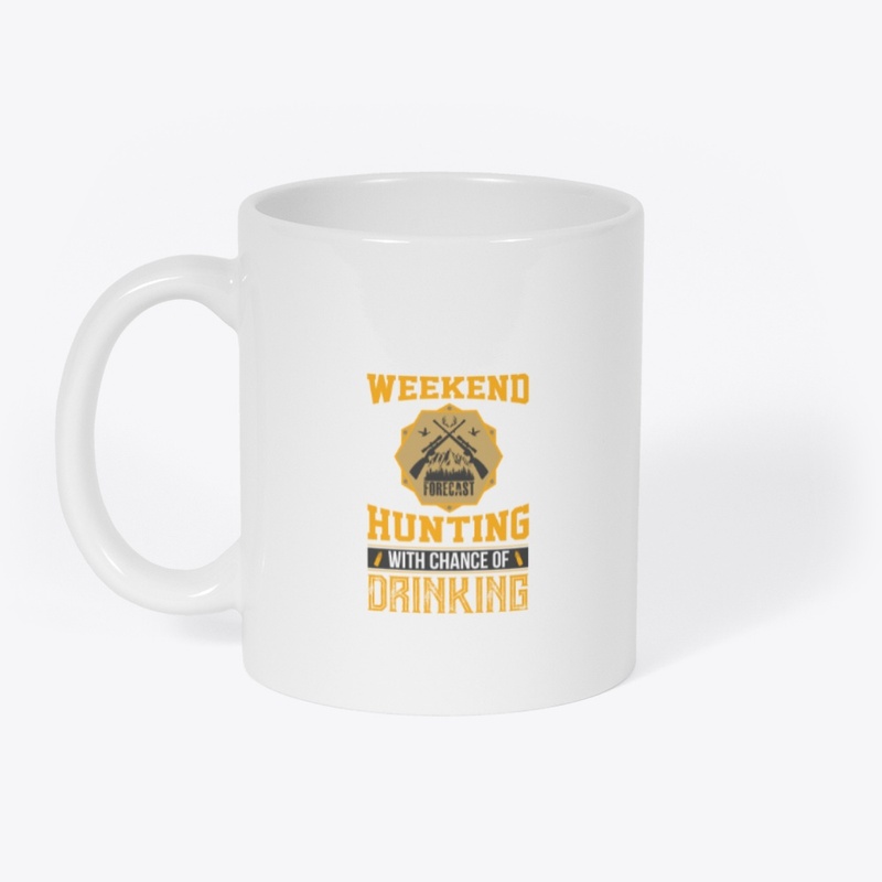 Weekend Hunting T Shirt Design