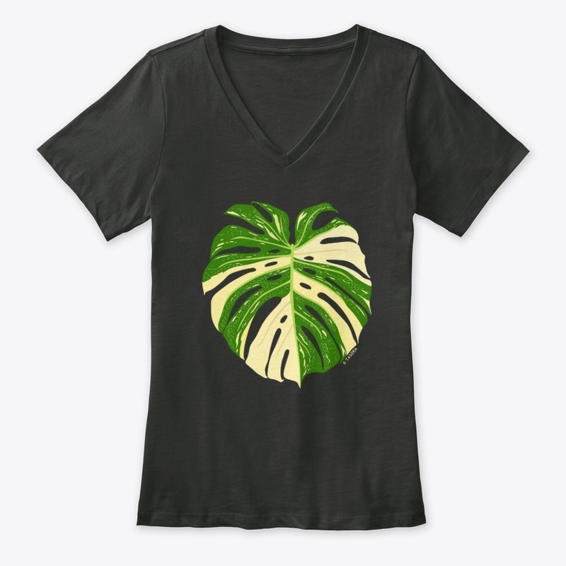 Thai Constellation Monstera Leaf