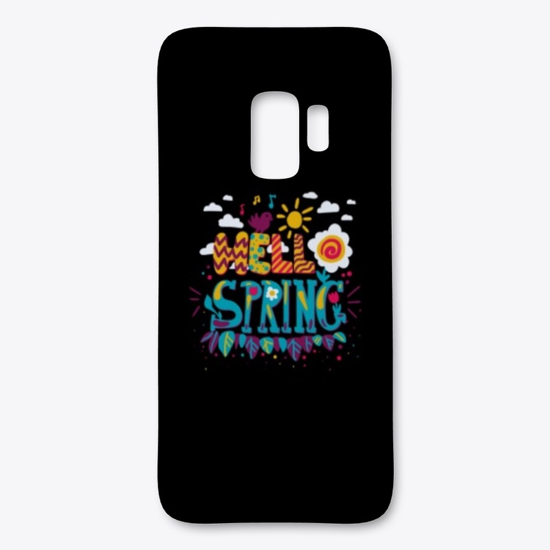 Hello Spring White | bird announcing the