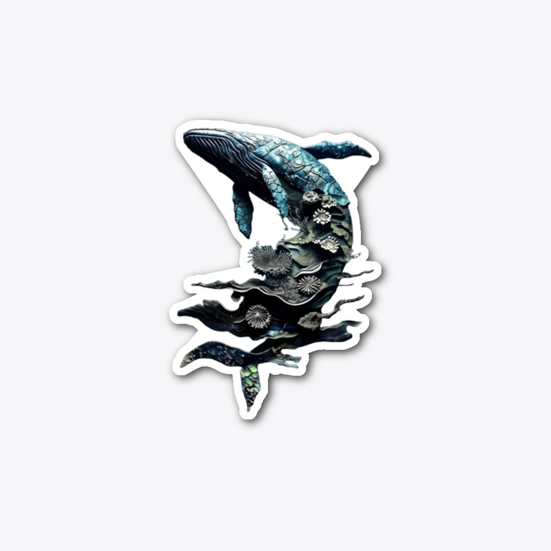 The Mystical Whale: Coral's Embrace