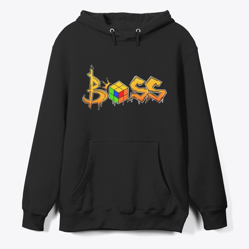 Boss Cubing T-Shirt (Black 2x2)