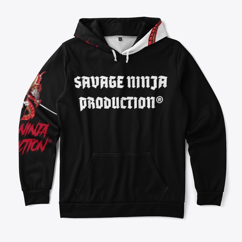 SAVAGE NINJA PRODUCTION WHITE LOGO
