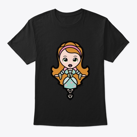 Ashlynn Ella Tooniefied Black T-Shirt Front