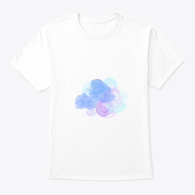 Blue Purple Color Illustration T-shirl