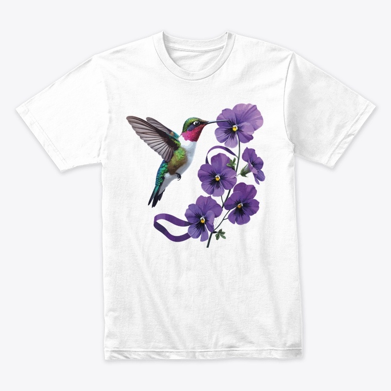Hummingbird Purple Flowers Alzheimer 