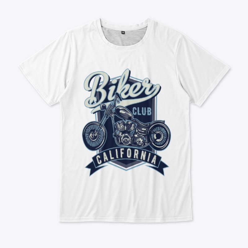 Biker Club California T-shirt design