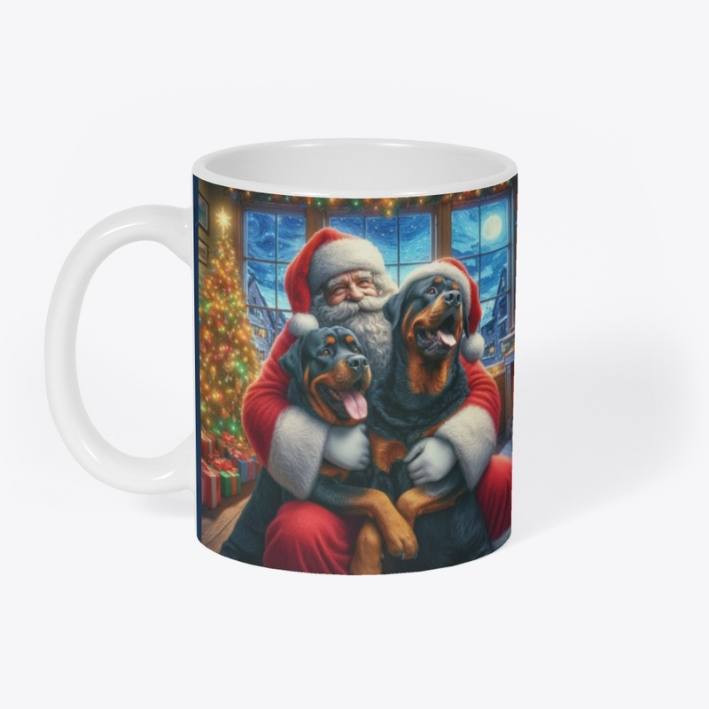 Rottweilers and Santa
