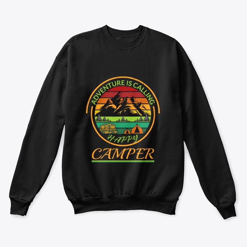 VINTAGE Camping T-Shirt Happy Camper
