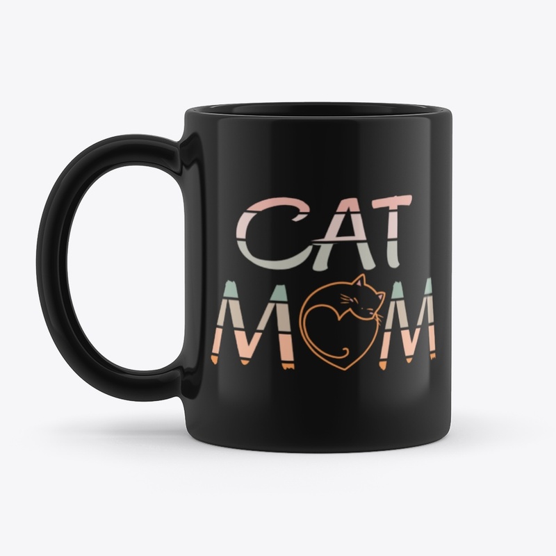 Cat mom -cat in my heart- valentine cat