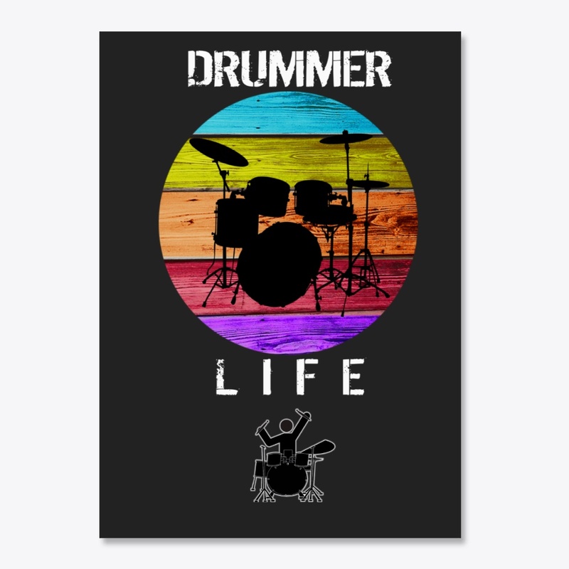 DA-DRUMMER LIFE STICKER