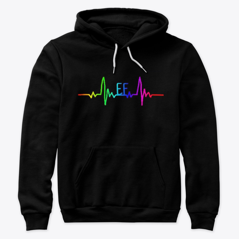 EF Rainbow Heart Line Design 