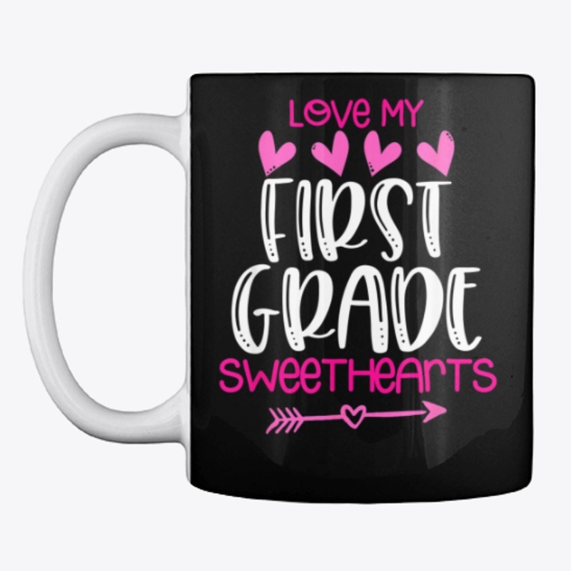First Grade Teacher Valentine T-Shirt