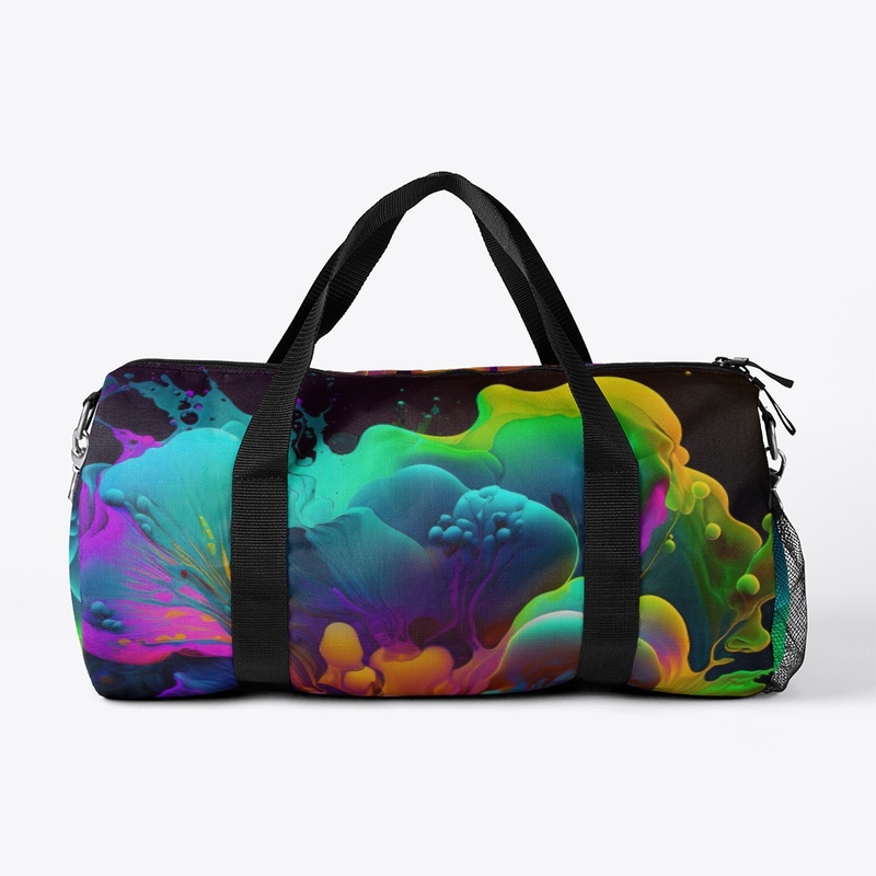 Multicolored Ink Splashes