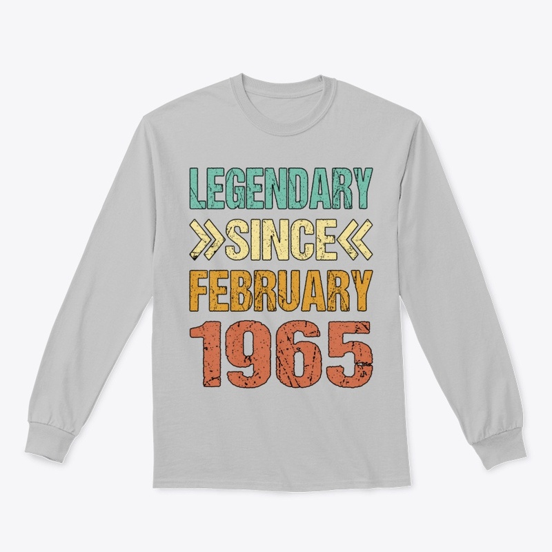 Cool 60th Birthday Legend Since Feb 1965