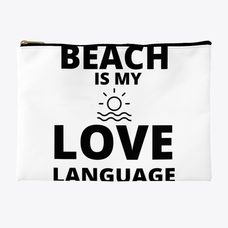 Beach is my love language funny summer q