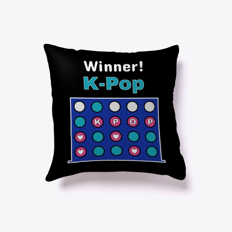Four K POP in a Row Winner K-Pop Black
