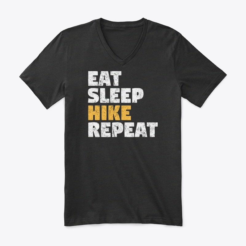 Hiking print Eat Sleep Hike Repeat